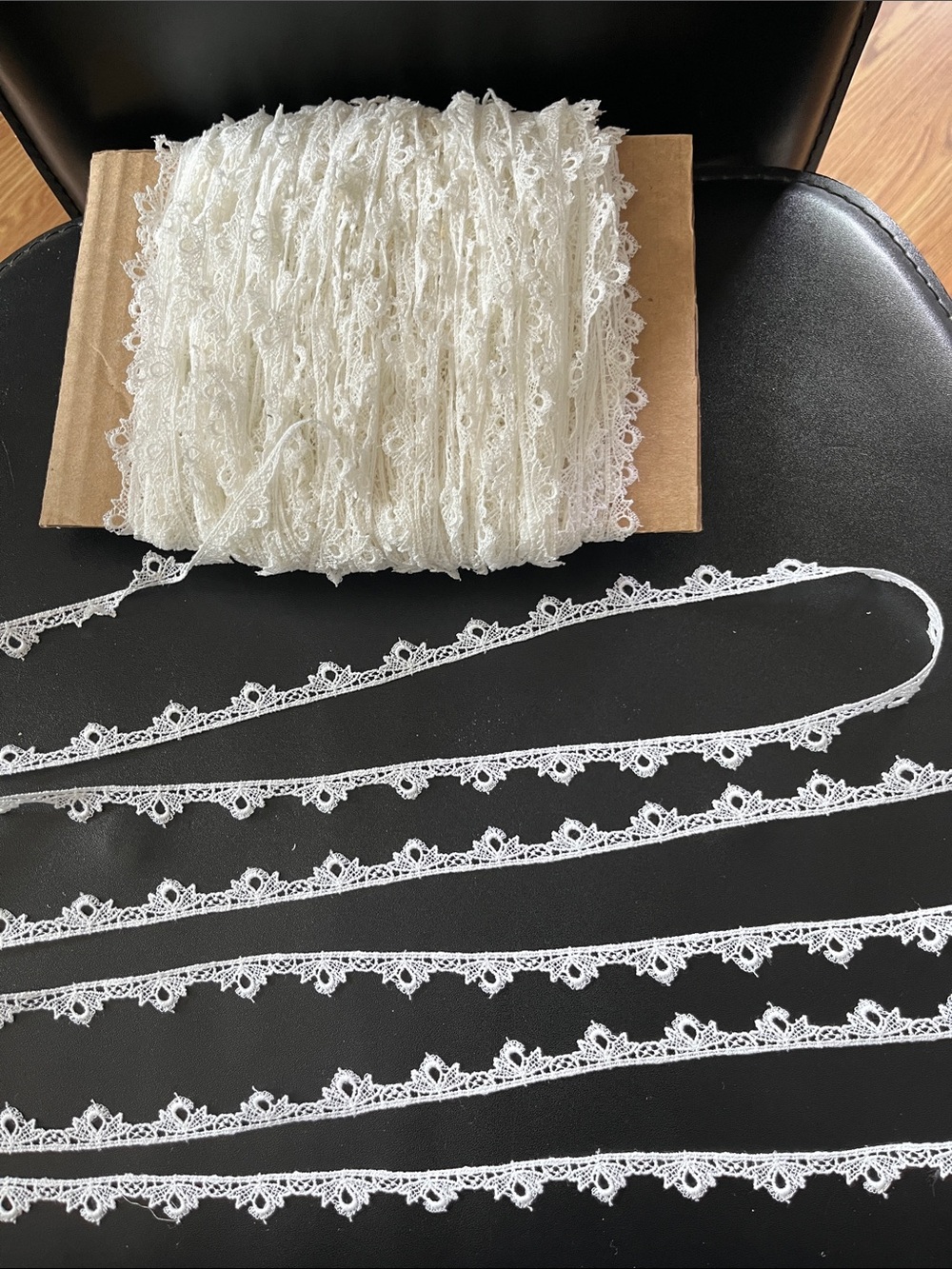 Delicate White Floral Lace Trim - Women Accessories